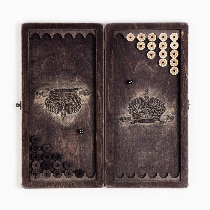 Нарды деревянные большие, настольная игра Нарды деревянные большие, настольная игра "Лев", 45 х 45 см