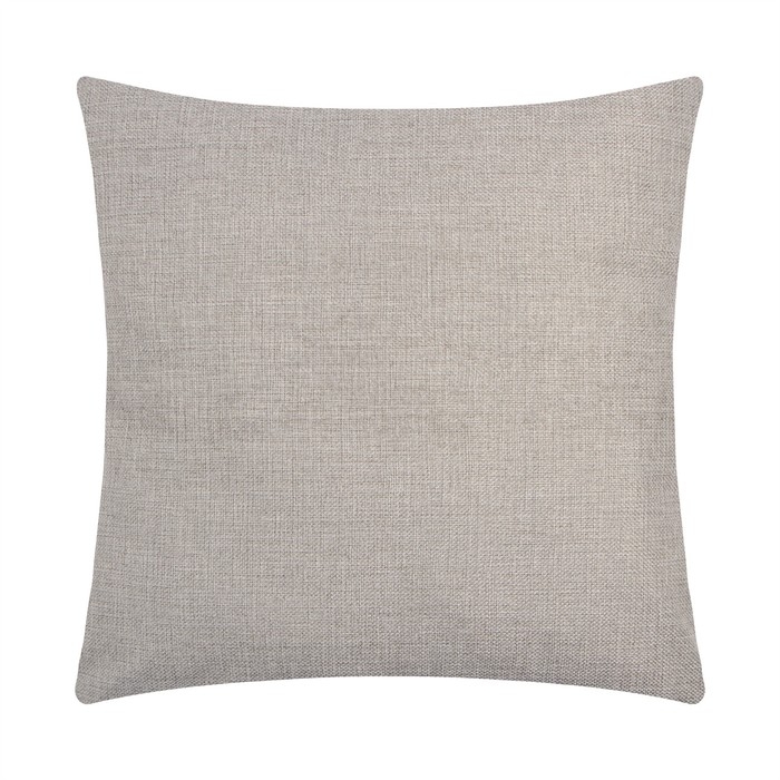 Наволочка декоративная Наволочка декоративная "Этель" рогожка 45*45 см серый, 100% п/э