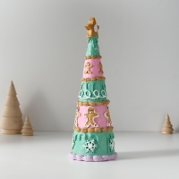 Сувенир полистоун "Ёлочка глазированная с пряничкой" 9х8,5х25 см