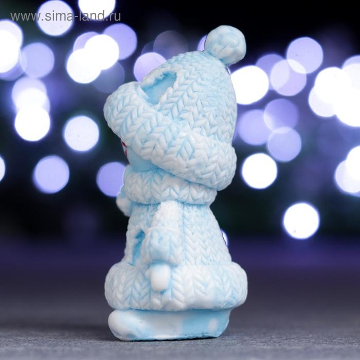 Новогоднее фигурное мыло Новогоднее фигурное мыло "Снеговик" белый, 90гр, 4,5х4,5х9,5см