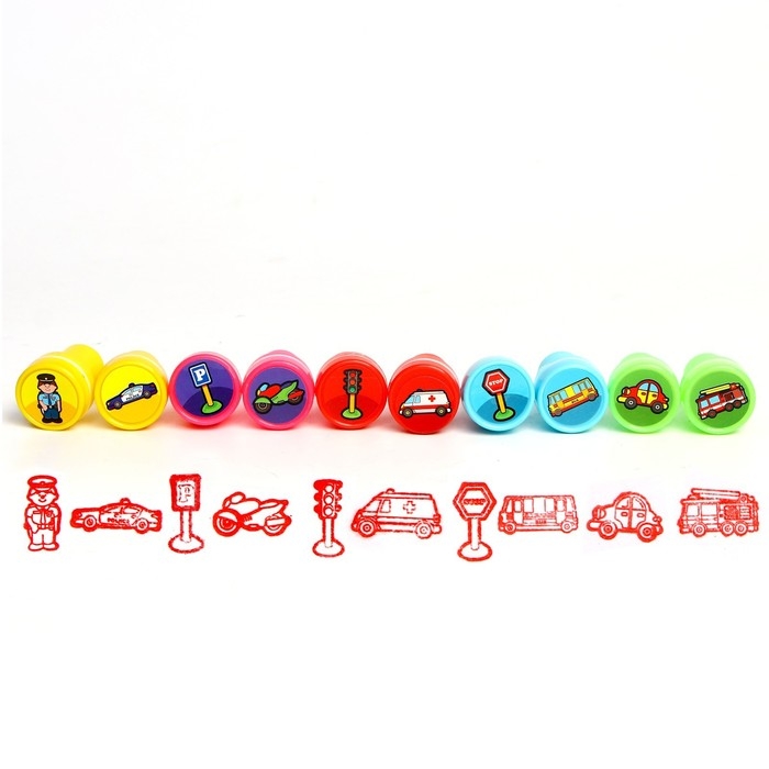 Печать цветная &laquo;Дорожное движение&raquo;, набор 10 шт., МИКС