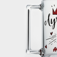 Кружка стеклянная «Фитнес. Лучшая мама», 320 мл Кружка стеклянная «Фитнес. Лучшая мама», 320 мл