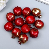 Декор для творчества "Гранат" набор 12 шт. 3,5х2,5х2,5 см Декор для творчества "Гранат" набор 12 шт. 3,5х2,5х2,5 см