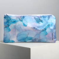 Косметичка-пенал PVC на молнии &laquo;Мрамор&raquo;