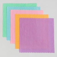 Набор салфеток Доляна "Нежность" 30х30 см, 5 шт. микрофибра, 100% п/э Набор салфеток Доляна "Нежность" 30х30 см, 5 шт. микрофибра, 100% п/э