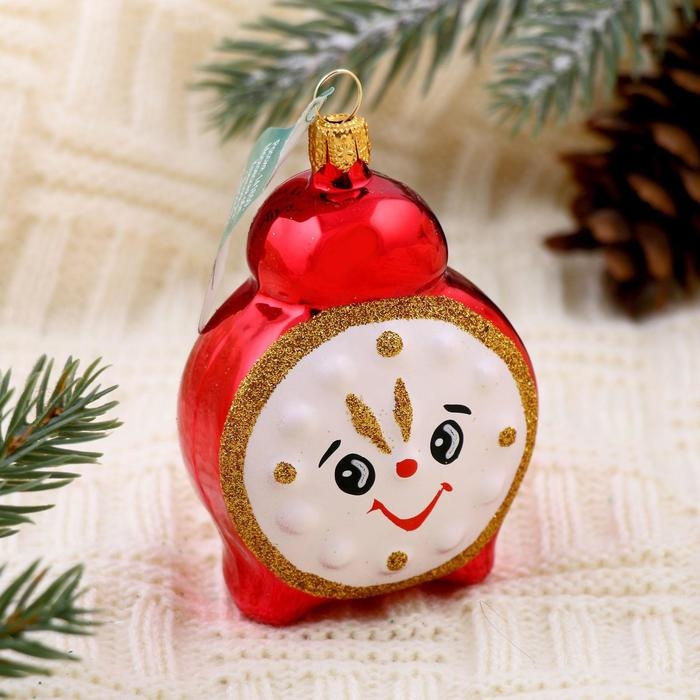 Шар "Будильник" d-6 см, микс