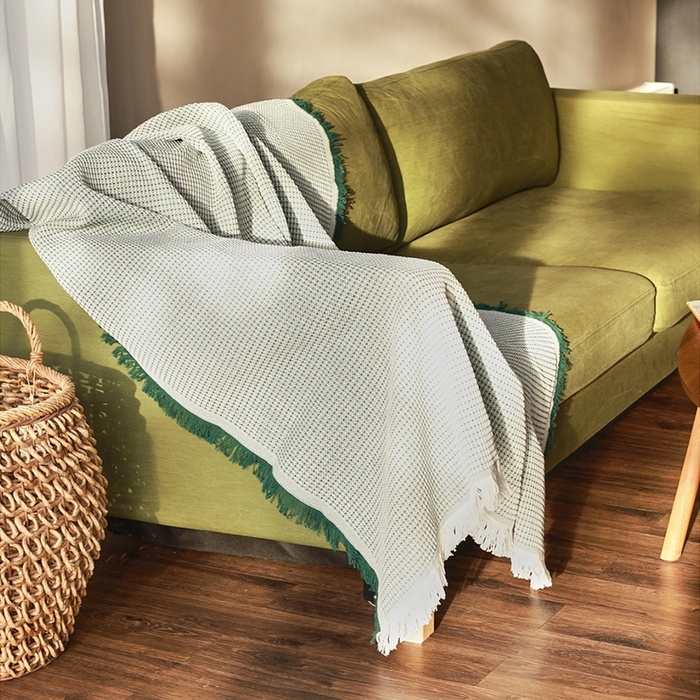 Плед SL Home Waffle 130*180см , 80%хлопок, 20% п/э