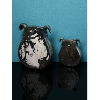 Набор настенных фигур &laquo;Собака&raquo;, полистоун, 25 см, цвет серебро