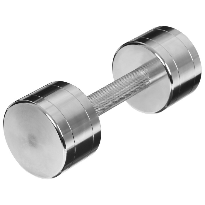 Гантель хромированная ONLYTOP, 5 кг Гантель хромированная ONLYTOP, 5 кг