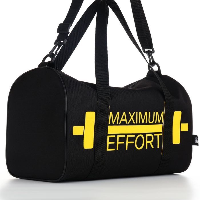 Сумка спортивная мужская, TEXTURA, маленький размер, цвет чёрный Сумка спортивная мужская, TEXTURA, маленький размер, цвет чёрный