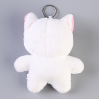 Мягкая игрушка «Кот с сердцем» на брелоке, 14 см, цвет МИКС Мягкая игрушка «Кот с сердцем» на брелоке, 14 см, цвет МИКС