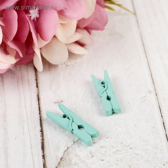 Набор декоративных мини-прищепок "Рукоделие" 18 шт, микс