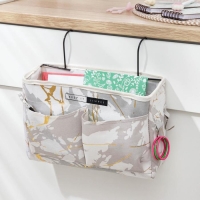 Органайзер подвесной с карманами Доляна &laquo;Мрамор&raquo;, 3 отделения, 31&times;11&times;27 см, цвет серо-белый