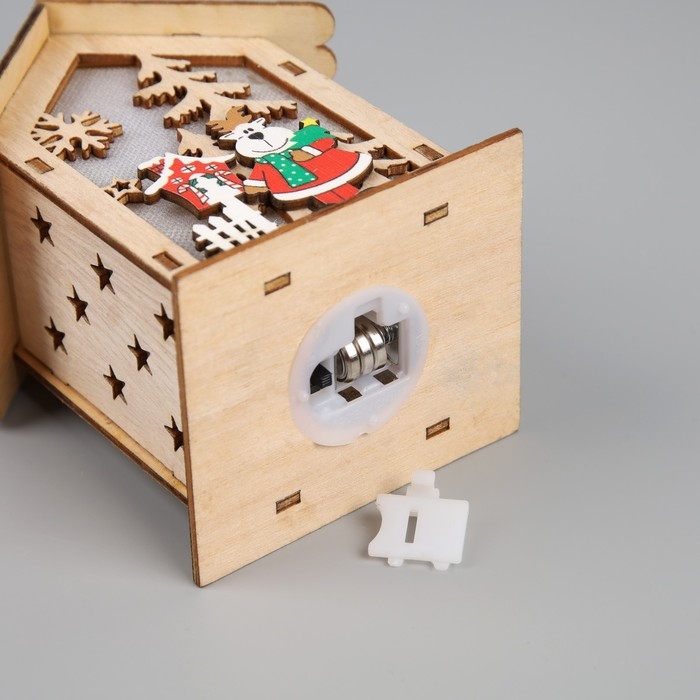 Ёлочная игрушка &laquo;Олень&raquo;, от батареек, свечение тёплое белое