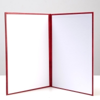 Папка адресная "На подпись" бумвинил, бордовая с разводами, А4 Папка адресная "На подпись" бумвинил, бордовая с разводами, А4