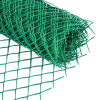 Сетка садовая 0.5 &times; 10 м, ячейка ромб 40 &times; 40 мм, пластиковая, зелёная, Greengo