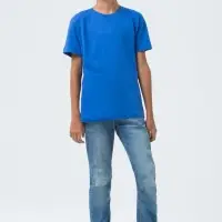 Футболка детская Regent Fit Kids, ярко-синяя, на рост 130-140 см (10 лет)