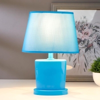 Лампа настольная 03000 1хЕ14 15Вт голубой 20х28,5х11 см RISALUX Лампа настольная 03000 1хЕ14 15Вт голубой 20х28,5х11 см RISALUX