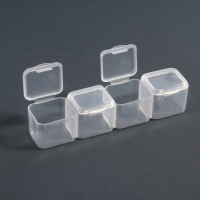 Органайзер для декора, 7 блоков, 4 ячейки, 17,5 × 10,5 × 2,7 см, цвет прозрачный Органайзер для декора, 7 блоков, 4 ячейки, 17,5 × 10,5 × 2,7 см, цвет прозрачный