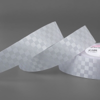 Лента декоративная &laquo;Квадраты&raquo;, 25 мм &times; 9,1 &plusmn; 0,5 м, цвет белый