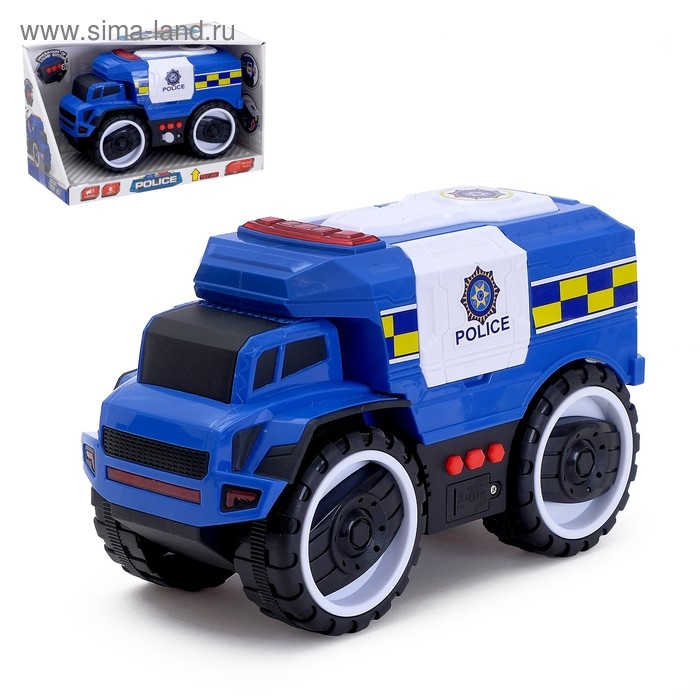 Машина инерционная &laquo;Полиция&raquo;, световые и звуковые эффекты