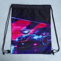 Мешок для обуви &laquo;Гонщик&raquo; болоньевый материал, 30 х 40 см