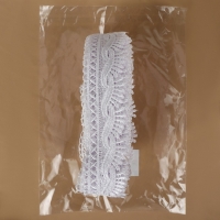 Кружево гипюровое, 42 мм &times; 11 &plusmn; 1 м, цвет белый