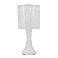 Лампа настольная "Бриз" 1xE27 40Вт белый 14,5х14,5х31 см RISALUX