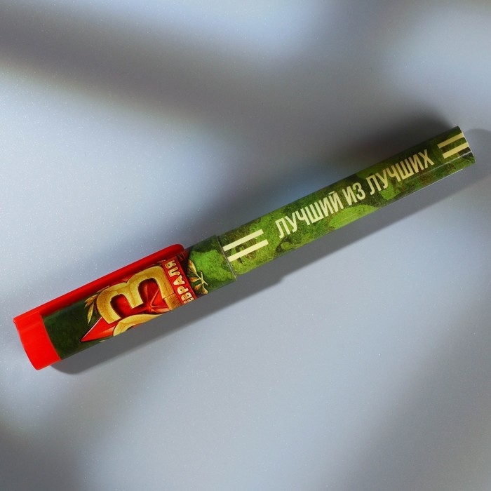 Подарочный набор &laquo;100% мужику&raquo;: картхолдер и пластиковая ручка