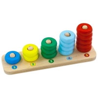 Пирамидка &laquo;Счеты&raquo;, 15 деталей