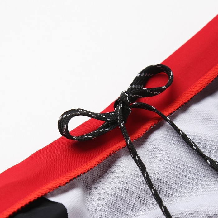 Плавки купальные для мальчика MINAKU, цвет чёрный/красный, рост 122-128 Плавки купальные для мальчика MINAKU, цвет чёрный/красный, рост 122-128