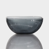 Набор стеклянной посуды «Мави», 6 предметов: 2 миски 350 мл, 2 стакана 250 мл, салатник 800 мл, тарелка d=20,8 см, цвет серый Набор стеклянной посуды «Мави», 6 предметов: 2 миски 350 мл, 2 стакана 250 мл, салатник 800 мл, тарелка d=20,8 см, цвет серый