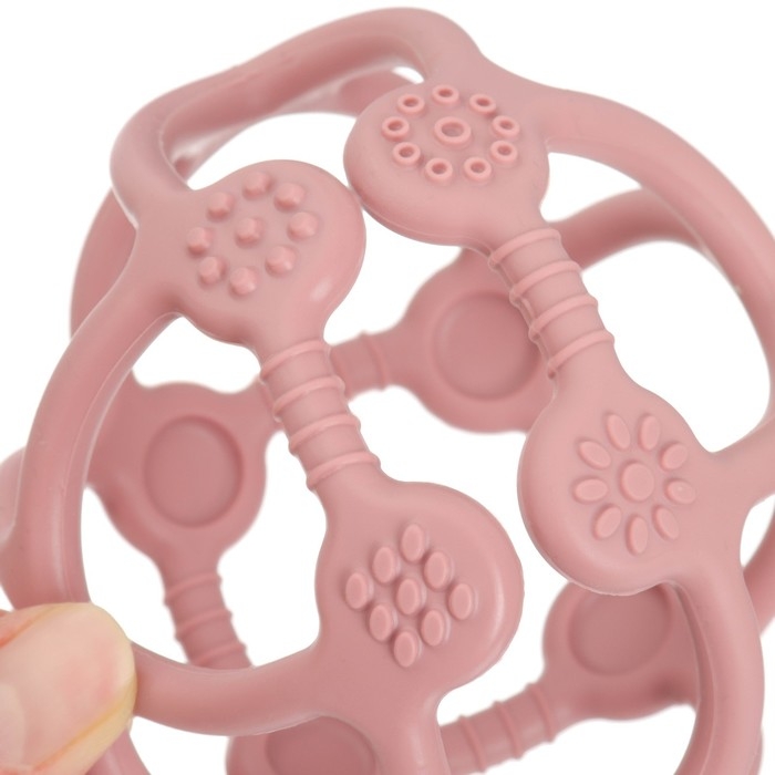 Прорезыватель силиконовый «Сфера», цвет розовый, Mum&Baby Прорезыватель силиконовый «Сфера», цвет розовый, Mum&Baby