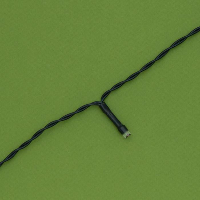 Гирлянда &laquo;Нить&raquo; 20 м, тёмная нить, 200 LED, свечение мульти, 2 режима, солнечная батарея