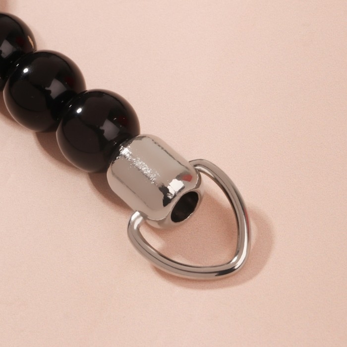 Ручка для сумки, 34 &times; 1,5 см, цвет чёрный