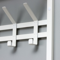 Вешалка с полкой &laquo;Торонто 32&raquo;, 92,4&times;25,5&times;9,8 см, металл, цвет белый