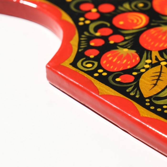 Доска разделочная «Лимонница», хохлома Доска разделочная «Лимонница», хохлома