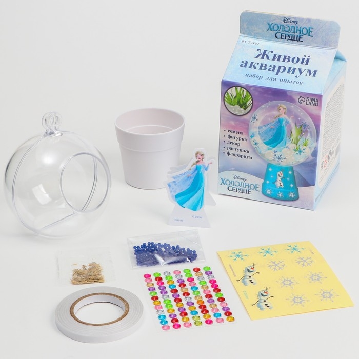 Набор для опытов «Чудесный флорариум» Холодное сердце Набор для опытов «Чудесный флорариум» Холодное сердце