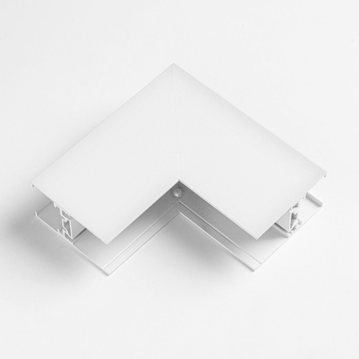 Соединитель накладной для шинопровода (потолок-стена) белый 5х5 см Соединитель накладной для шинопровода (потолок-стена) белый 5х5 см