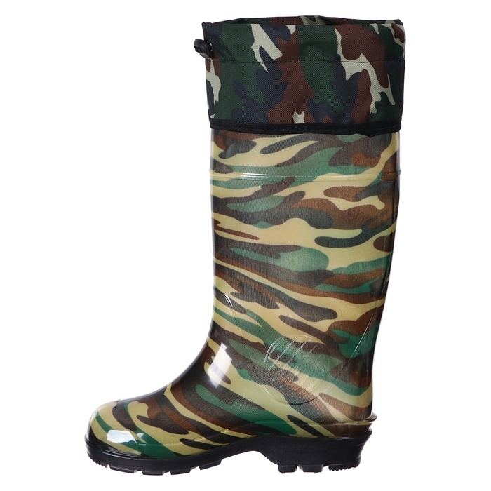 Сапоги мужские С-26РМ, ПВХ, камуфляж, размер 42