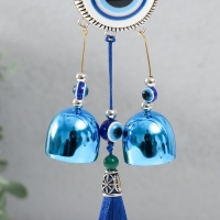 Музыка ветра металл, пластик "Слоник с кисточкой" от сглаза h=25 см Музыка ветра металл, пластик "Слоник с кисточкой" от сглаза h=25 см