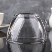 Сахарница стеклянная &laquo;Яблоко&raquo;, 300 мл, 10&times;11 см