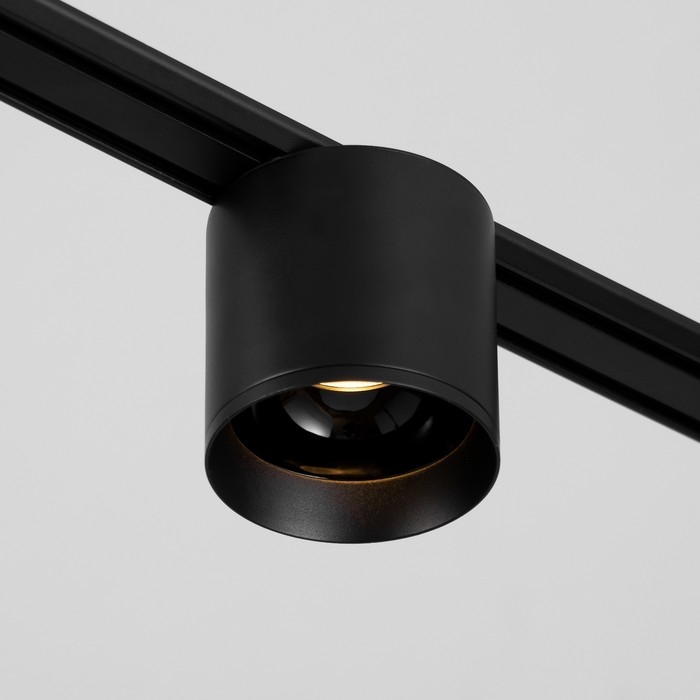 Светильник трековый SLIM Светильник трековый SLIM "Цилинр" LED 12Вт 3000K-6000К 48V CRI90 черный 8х8х7,5см