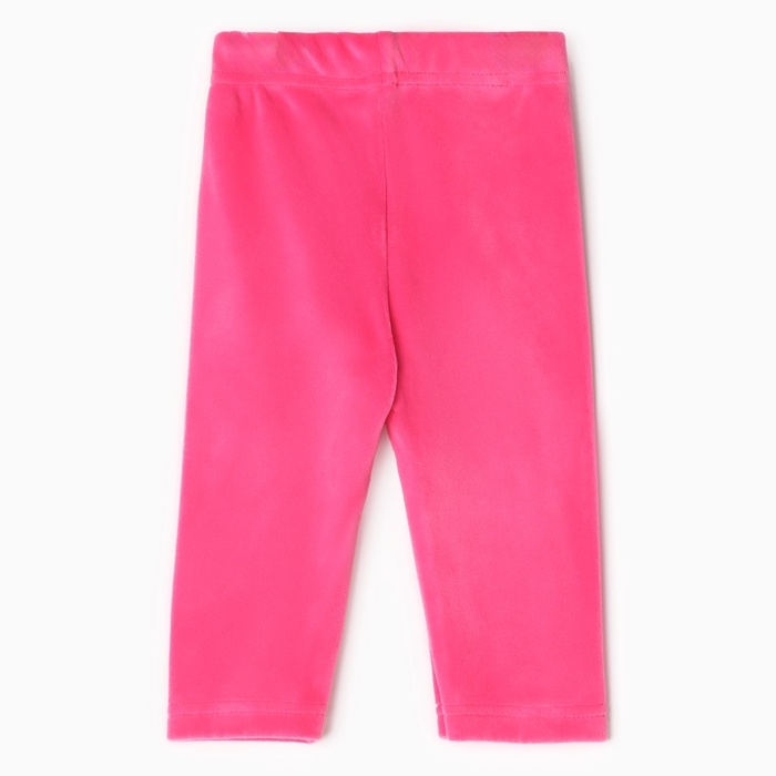 Брюки (леггинсы) Крошка Я Plushy, р. 80-86 см, фуксия