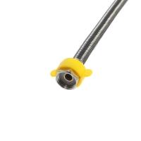 Подводка гибкая для воды ZEIN, фибро-нейлон, 1/2", гайка-гайка, 30 см, черная Подводка гибкая для воды ZEIN, фибро-нейлон, 1/2", гайка-гайка, 30 см, черная