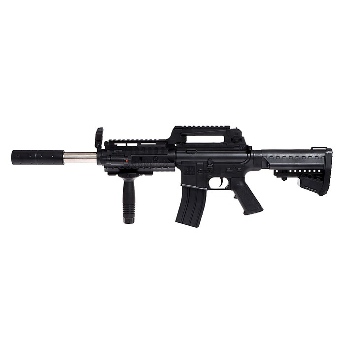 Детское оружие Автомат пневматический &laquo;М4А4&raquo;, с лазером и фонариком