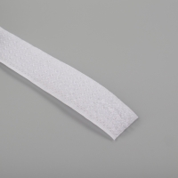 Липучка гибридная, 20 мм &times; 25 &plusmn; 1 м, цвет белый