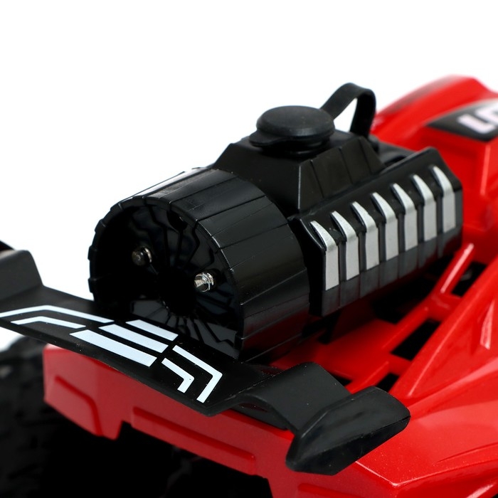 Джип радиоуправляемый &laquo;Вездеход&raquo;, с эффектом дыма, цвет красный