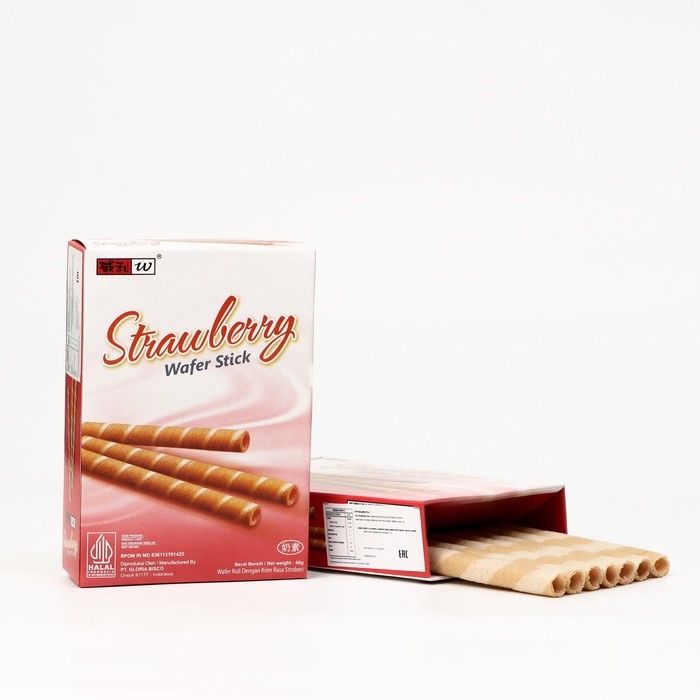 Бисквитные палочки Willie Wafer со вкусом клубники, 40 г Бисквитные палочки Willie Wafer со вкусом клубники, 40 г