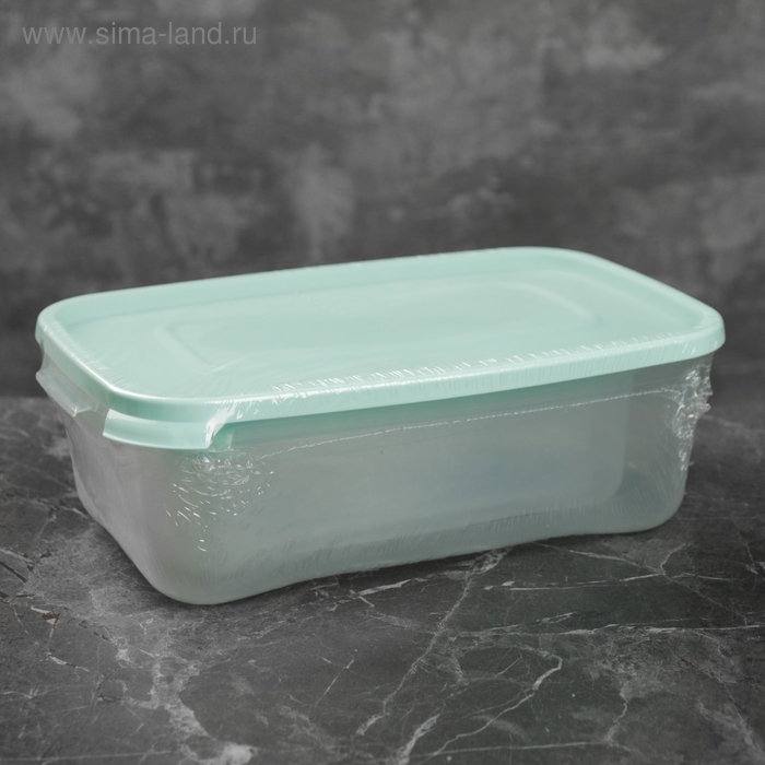 Контейнер для продуктов &laquo;Каскад&raquo;, 2,2 л, прозрачный, крышка микс